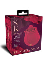 Rose Blossom Licker Tongue Vibrator with 10 Modes Red Silicone > Sex Toys For Ladies > Rose Stimulators