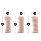 M for Men 3-Pack Self-Lubricating Vibrating Stroker Sleeves Beige > Sex Toys For Men > Masturbators > Manual