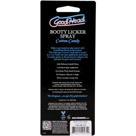 GoodHead Booty Licker Spray 29 ml - Cotton Candy Flavor Oral Gels & Sprays