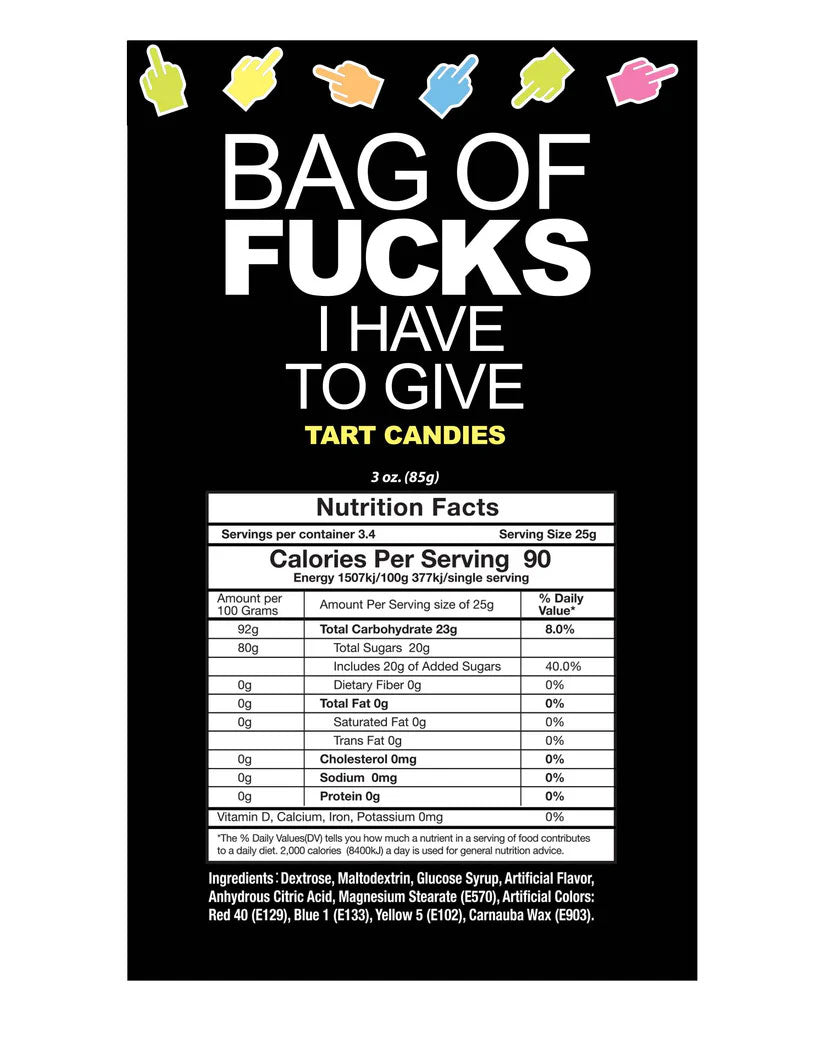 Bag of Fucks I Have to Give 3oz Bag Secondary image
