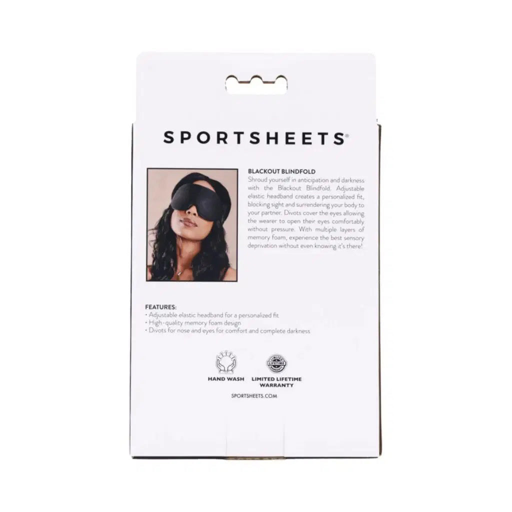 SPORTSHEETS Blackout Blindfold Blindfold