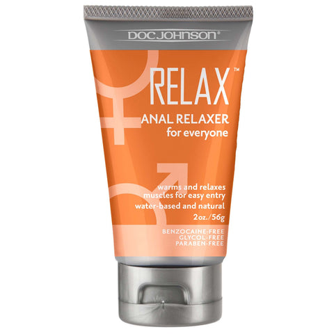 Relax Anal Relaxer Water Based Lubricant for Easy Entry 2 Oz Default Title Anal Lubricant