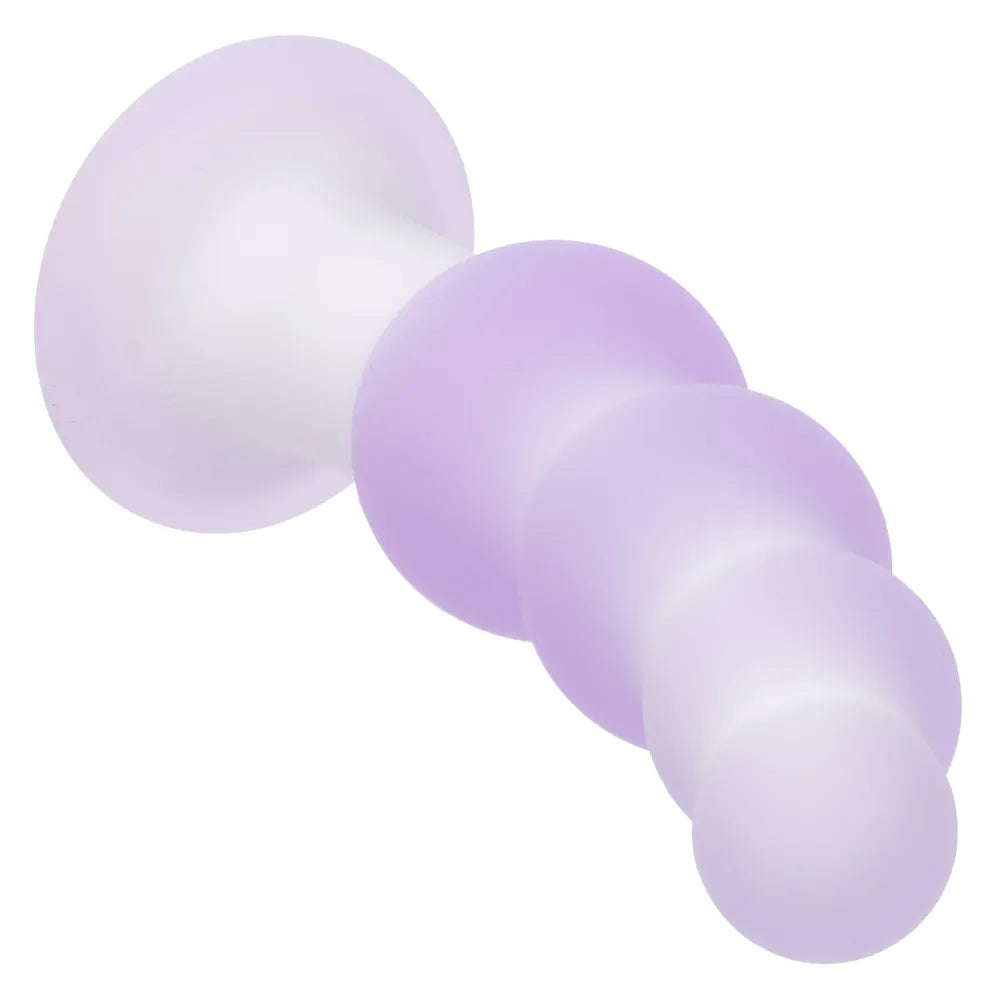 Lavender Haze Beaded Curved Probe (Purple) – 4.25" Vibrator > Anal Range > Vibrating Butt Plugs