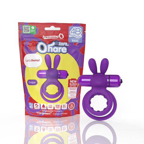 Screaming O 4B Ohare Grape – Deep Bass Vibrations Cock Rings Vibrating