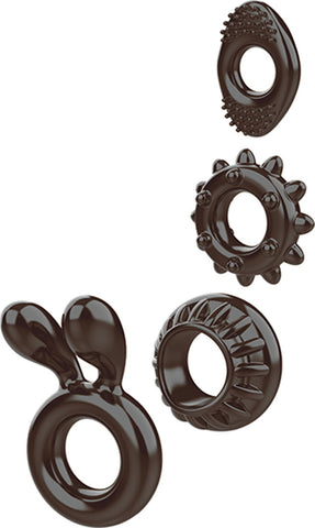 Zero Tolerance Ring My Bell Cock Rings Set of Four COCK RING Set
