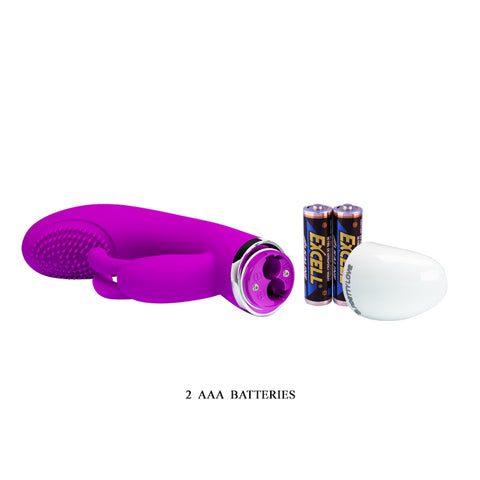 Pretty Love Purple Rabbit Vibrator With Dual Motors And Speeds VIBRATORS-RABBIT