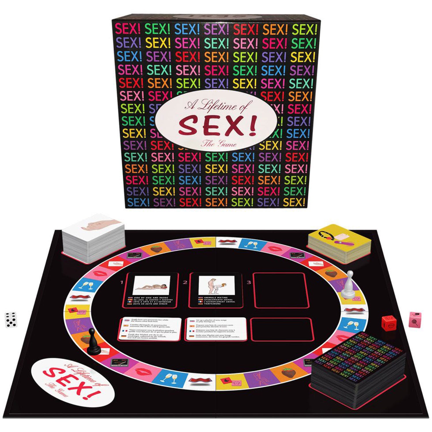A Lifetime of Sex Erotic Board Game for Adults and Couples Default Title Games