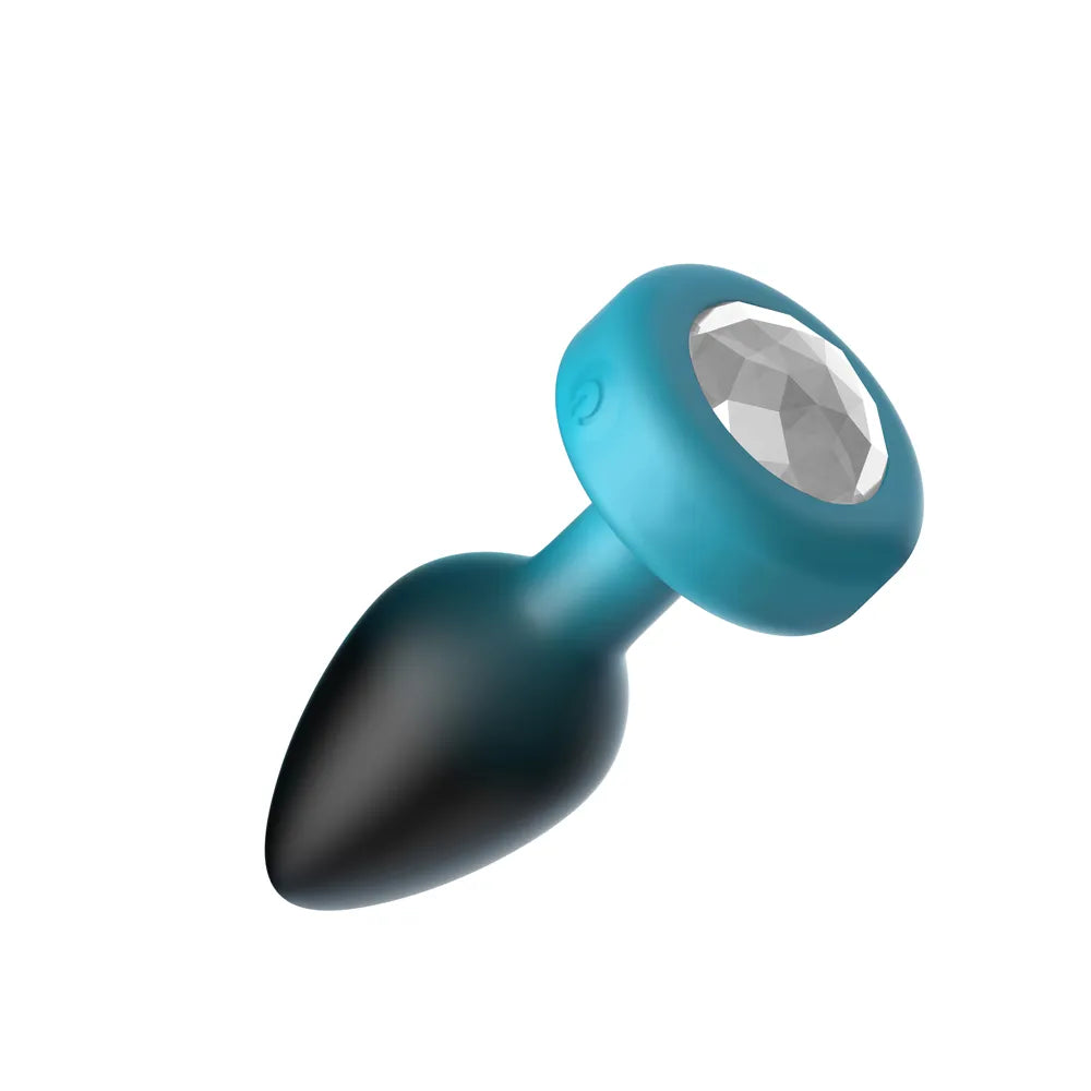 Cheeky Charms Eluxe Vibrating Silicone Anal Plug – 3.5 Inch > Anal Range > Vibrating Butt Plugs