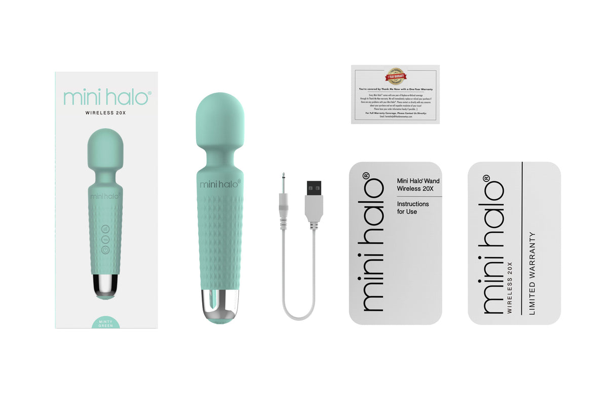 Shibari Mini Wand Halo 20X – Rechargeable Mini Massage Wand with Bendable Neck > Sex Toys > Mini Massagers