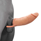 The Great Extender 2 in 1 Masturbator – TPR 8.3 Inch Sleeve with Strap > Sex Toys For Men > Penis Sleeves
