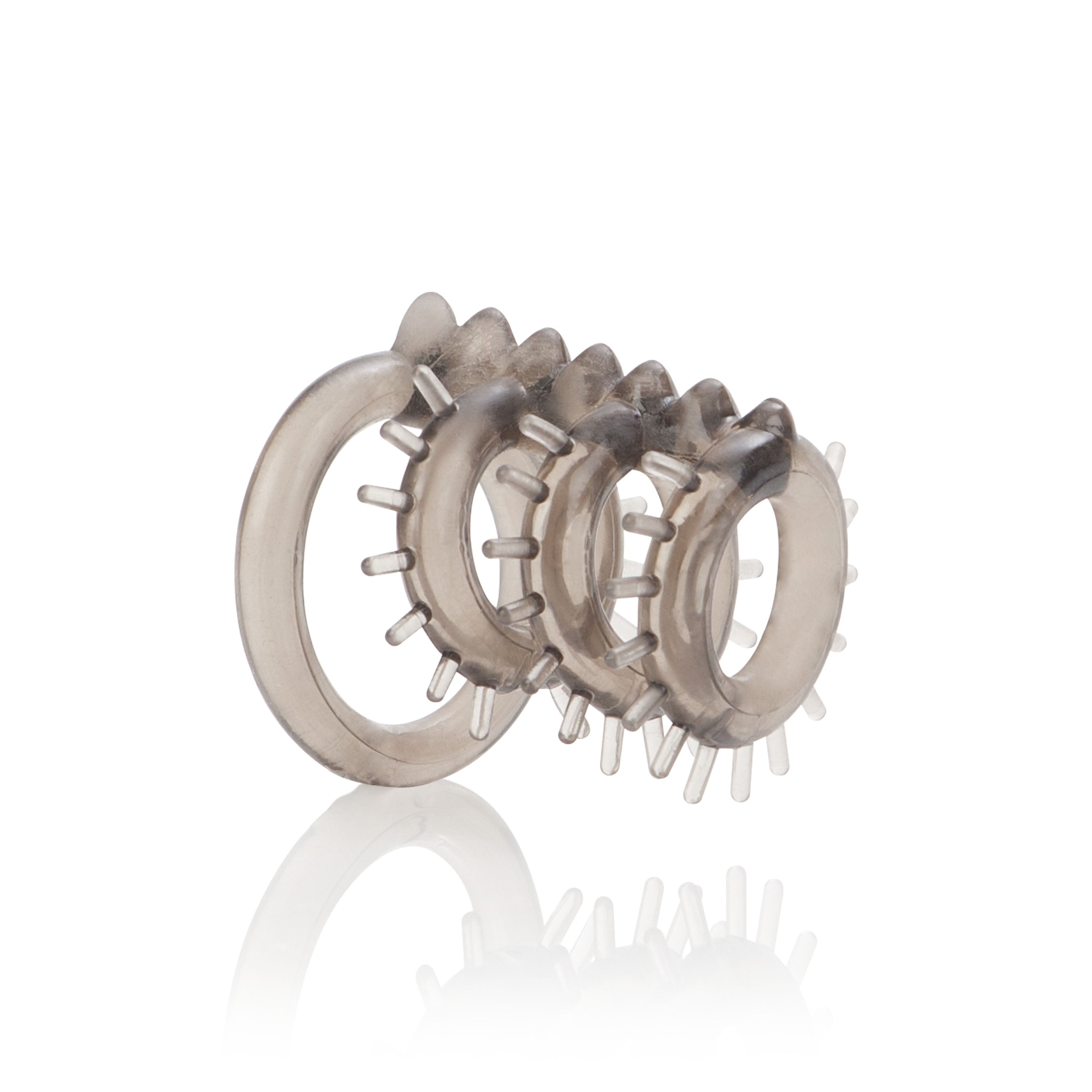 Dr Joel Kaplan Support Master Triple Ticklers Erection Enhancer Gray > Bondage Gear > Male Chastity