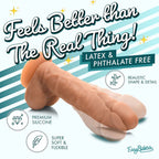 Easy Riders 7 Inch Medium Silicone Dildo with Realistic Balls > Dildos > Realistic Dildos