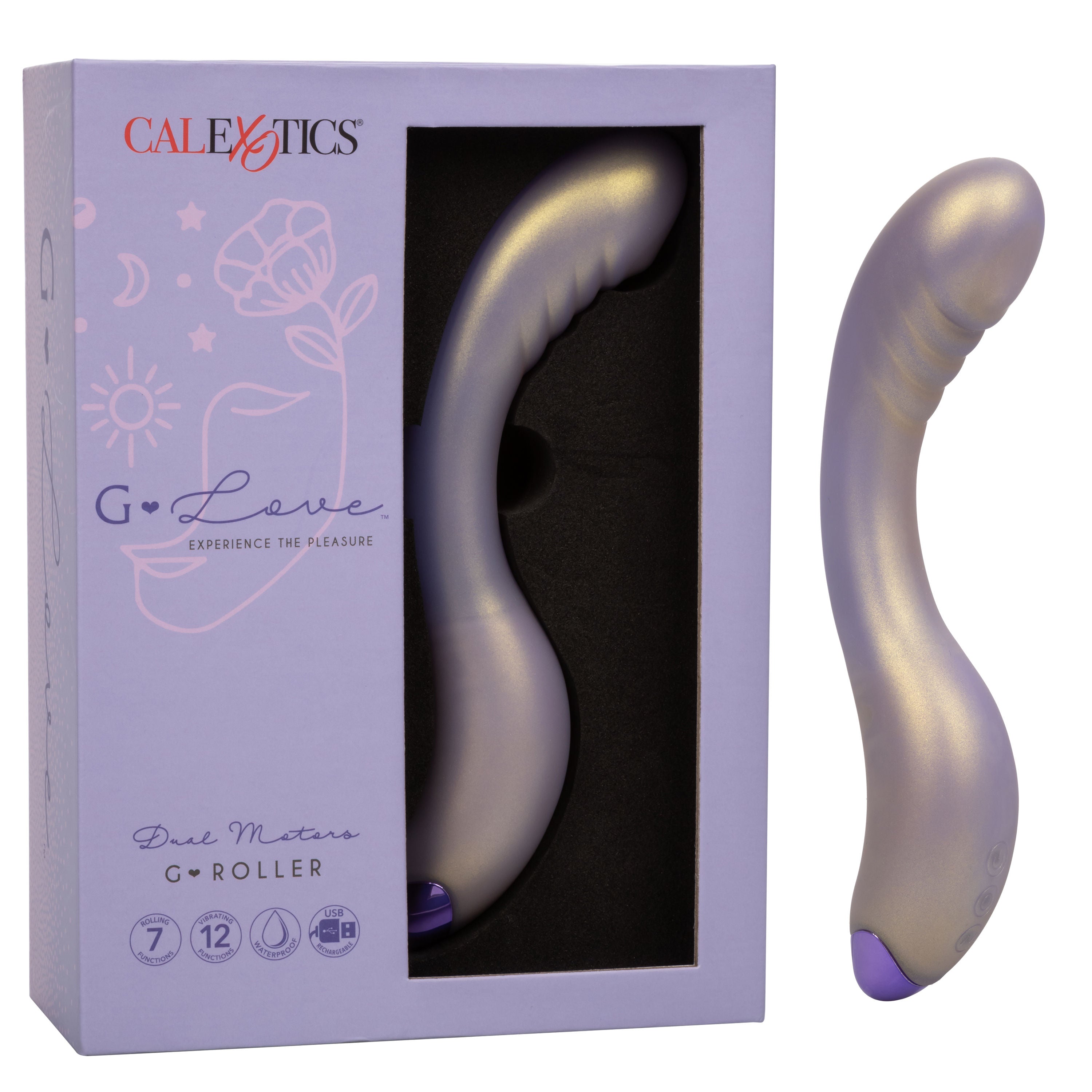 G-Love G-Roller Dual Stimulating Massager with Vibrations Vibrators