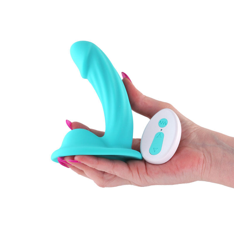 Colours Curve (Pink| Purple| Teal) – Waterproof Vibrating 5" Dildo > Dildos > Slim Dildos