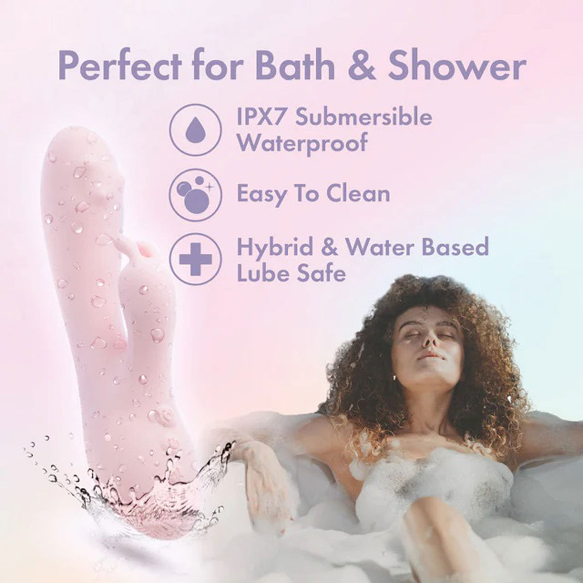 Play With Me Fairy 4.5 Inch Flutter Rabbit Vibrator | Submersible > Vibrators > Ladies > Rabbit