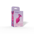 Gemma Purple Gem Pink Silicone Plug (Medium) – Vibrant Anal Plug > Anal Range > Jewel Butt Plugs