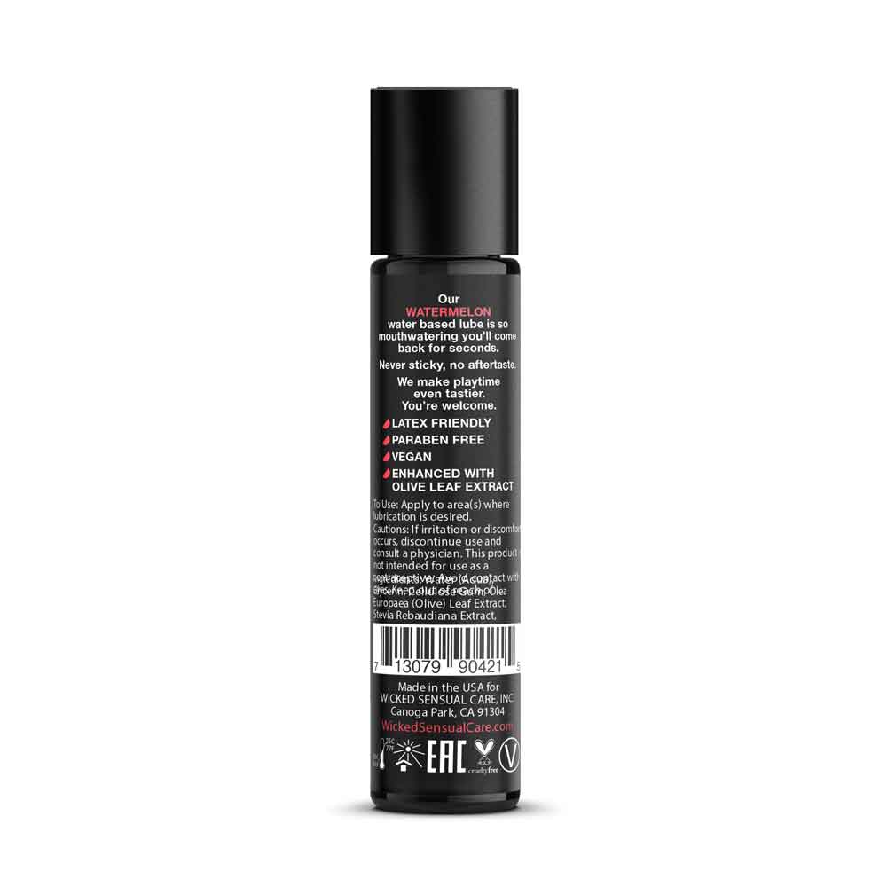 Wicked Aqua Watermelon 30ml Water-Based Lubricant > Lube > Flavoured