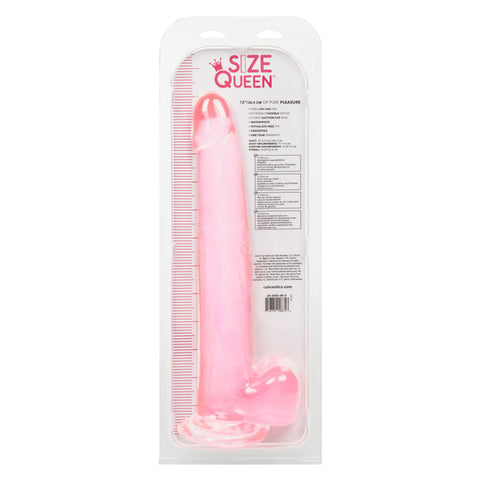 Size Queen 12 Inch Realistic Dildo – Firm 30.5 Cm Dildo Pink > Dildos > Large Dildos