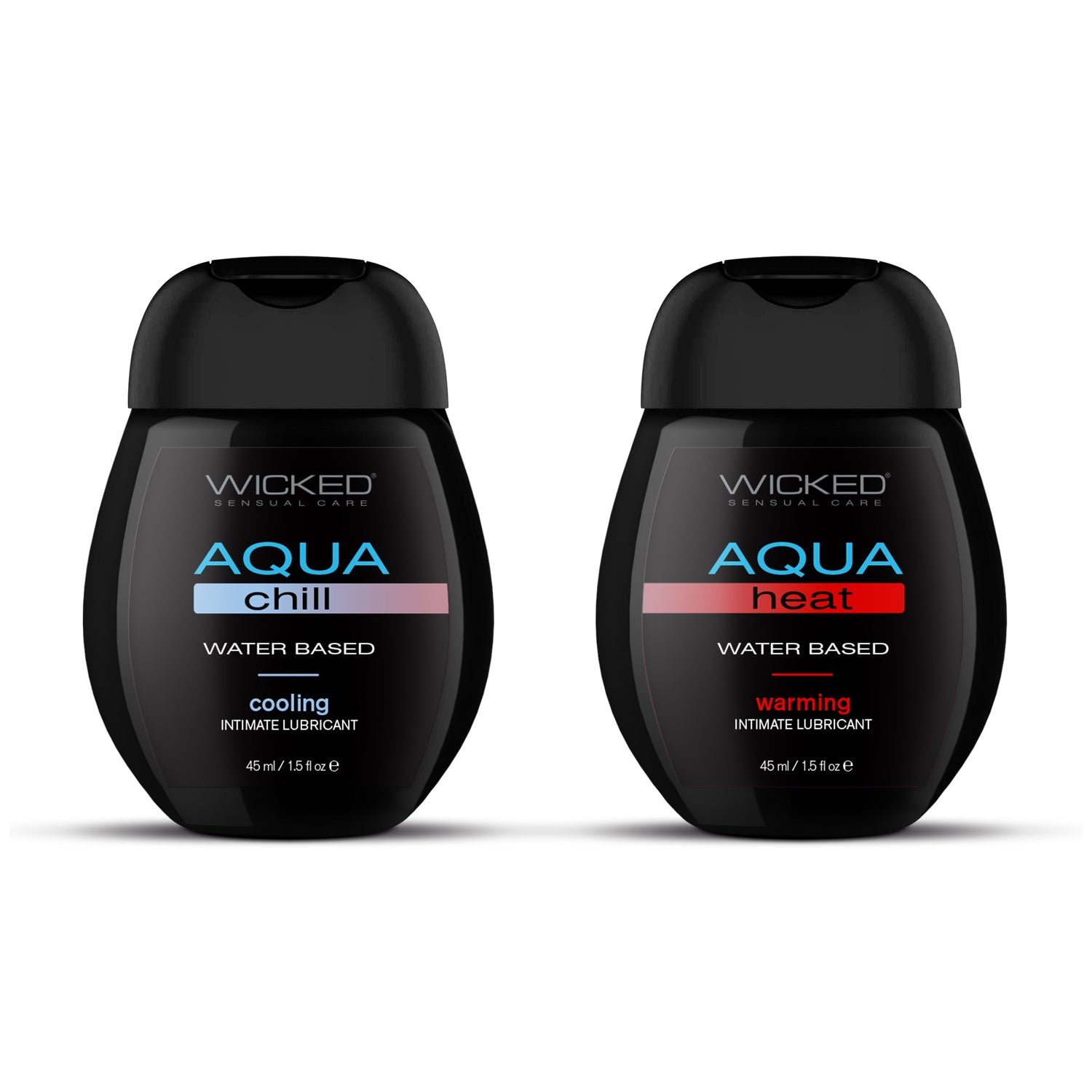Wicked Sensation Kit 2 Pack 120 ml Warming & Cooling Lubricants Water Based Lube
