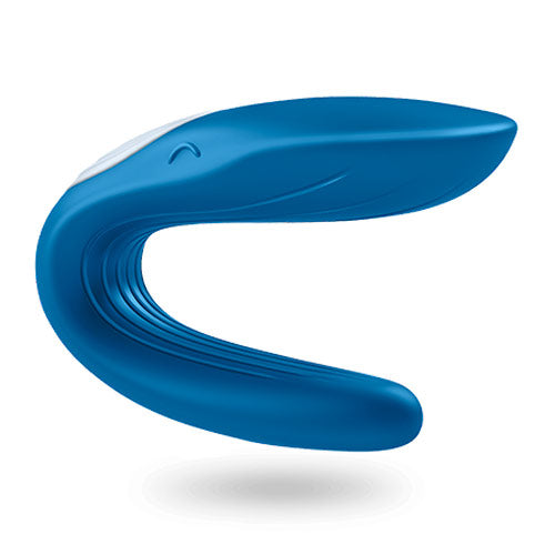 Satisfyer Partner Whale – Dual-Motor Silicone Couples Vibrator with G-Spot and Shaft Stimulation Blue > Sex Toys > Couples Toys Main image