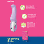 Satisfyer Vibes Charming Smile Rechargeable Silicone G-Spot Vibrator Purple > Sex Toys For Ladies > G-Spot Vibrators