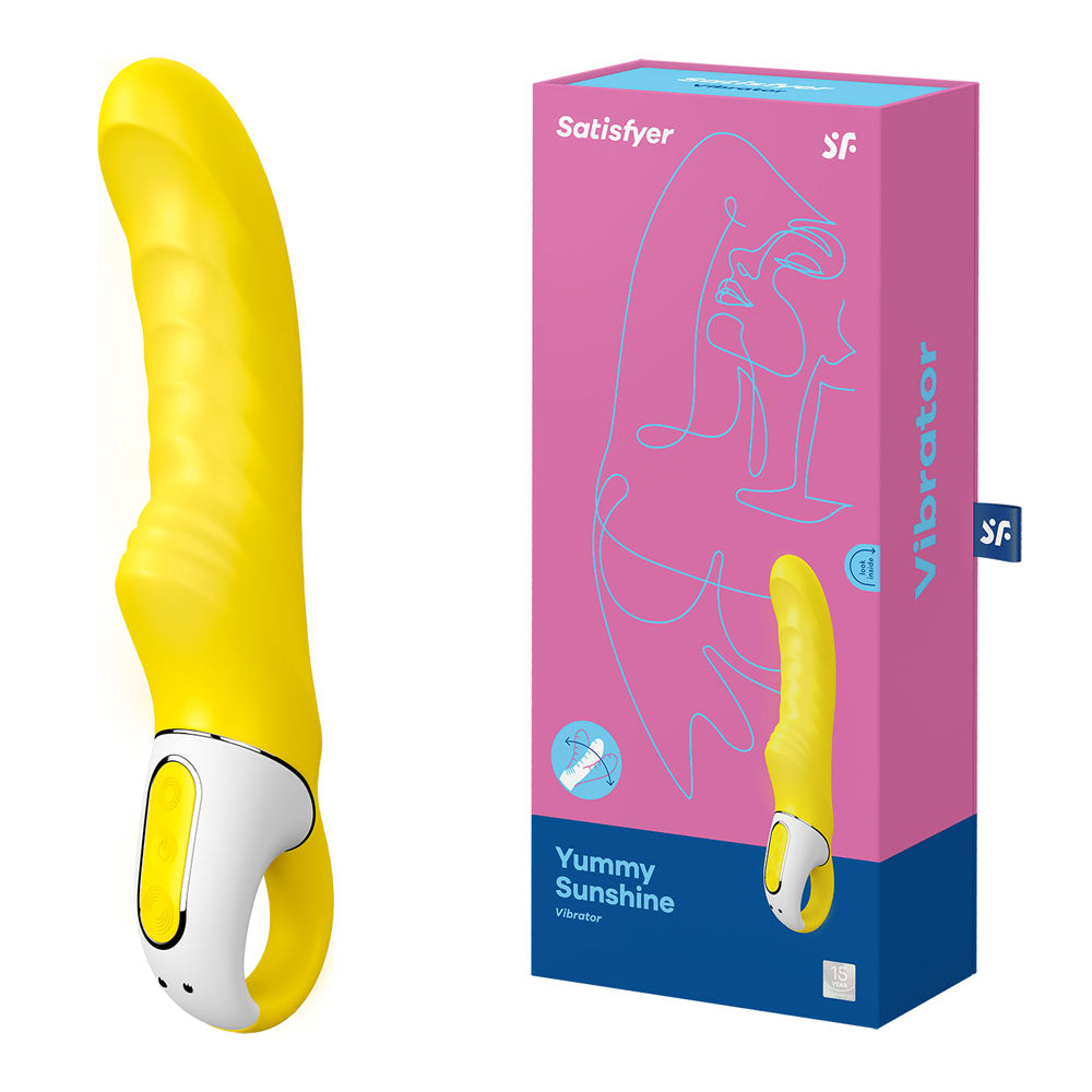 Satisfyer Yummy Sunshine G Spot Silicone Vibrator Yellow Default Title > Sex Toys For Ladies > G-Spot Vibrators