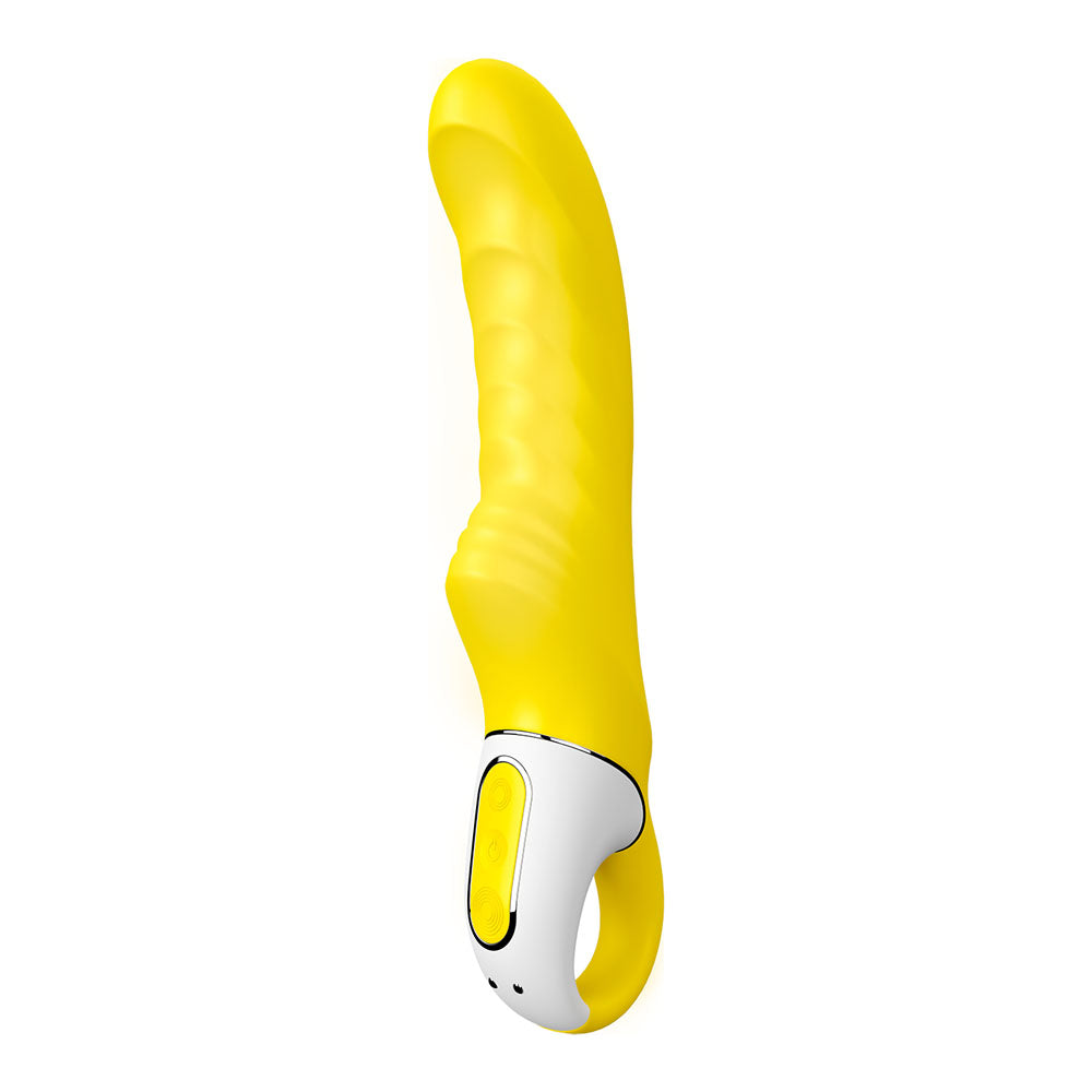 Satisfyer Yummy Sunshine G Spot Silicone Vibrator – Curved G Spot Vibrator > Sex Toys For Ladies > G-Spot Vibrators