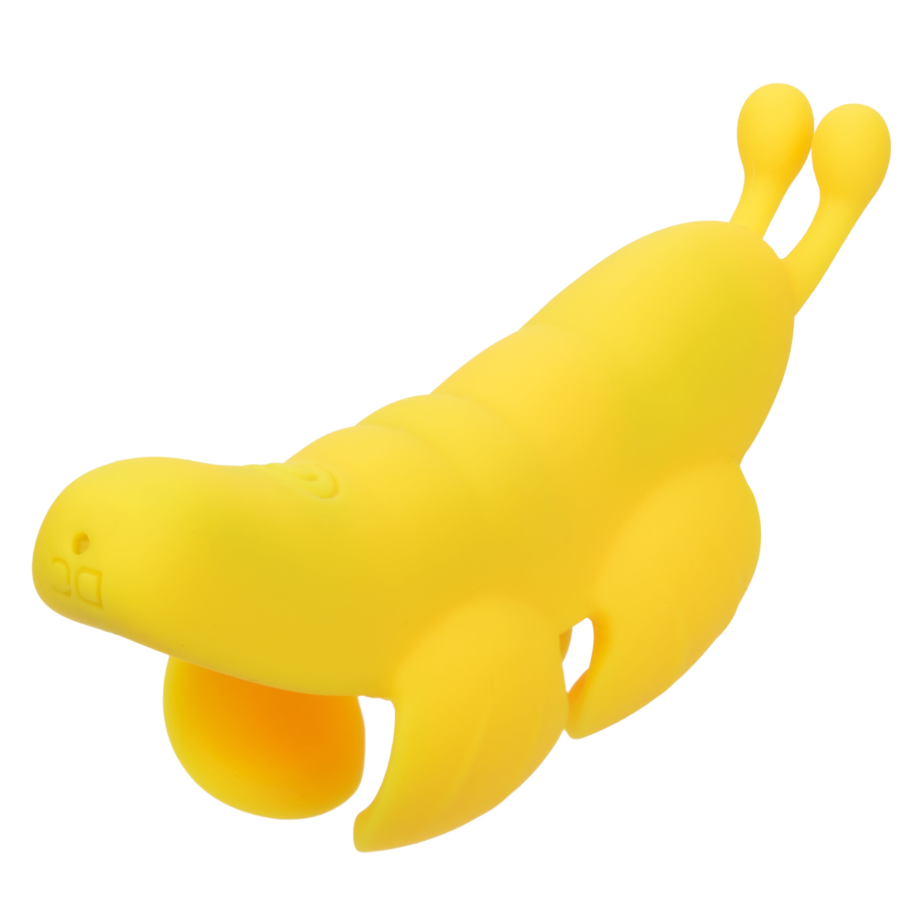 Neon Vibes The Butterfly Vibe Yellow Silicone Finger Teaser with 10 Functions and Rechargeable Finger Stimulator