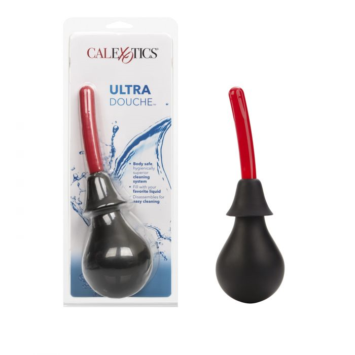 CalExotics Ultra Anal Douche Kit Portable Gentle Cleansing 9 Inches Black > Essentials > Douches