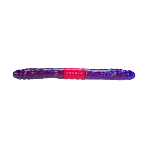 Dual Vibrating Flexi Dong Purple Double Dongs