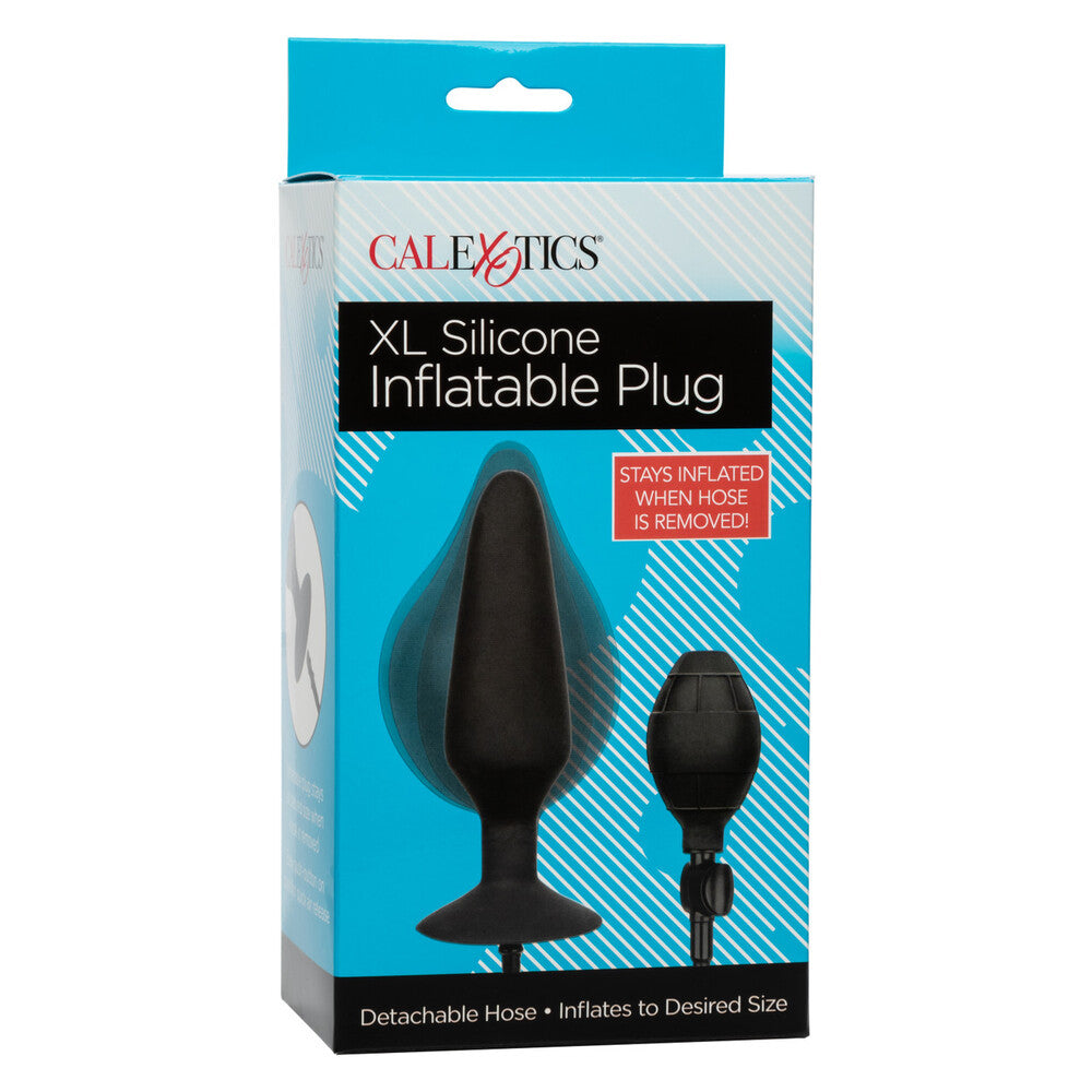 CalExotics XL Silicone Inflatable Plug – Inflatable Anal Plug with Detachable Hose and Squeeze Bulb > Anal Range > Tunnel and Stretchers
