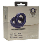 Viceroy Dual Silicone Cock Ring – Soft Stretchy Ultra-Plush Loops Male Ring > Cock Ring > Sling