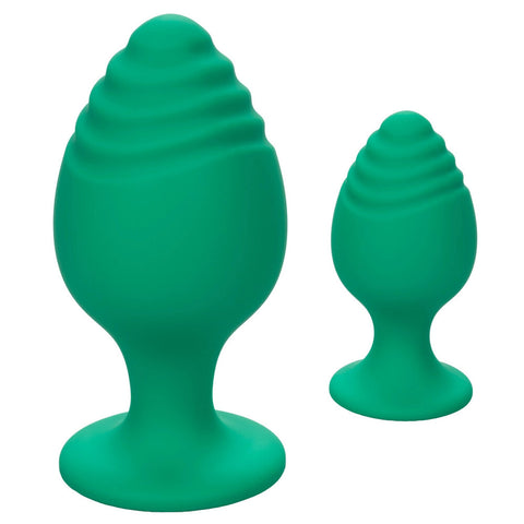 Cheeky Butt Plug Duo Green Green > Anal Range > Butt Plug Kits