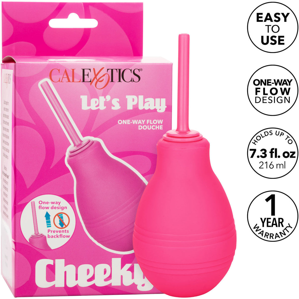 Cheeky One-Way Flow Douche – 7.3 fl. oz. > Essentials > Douches