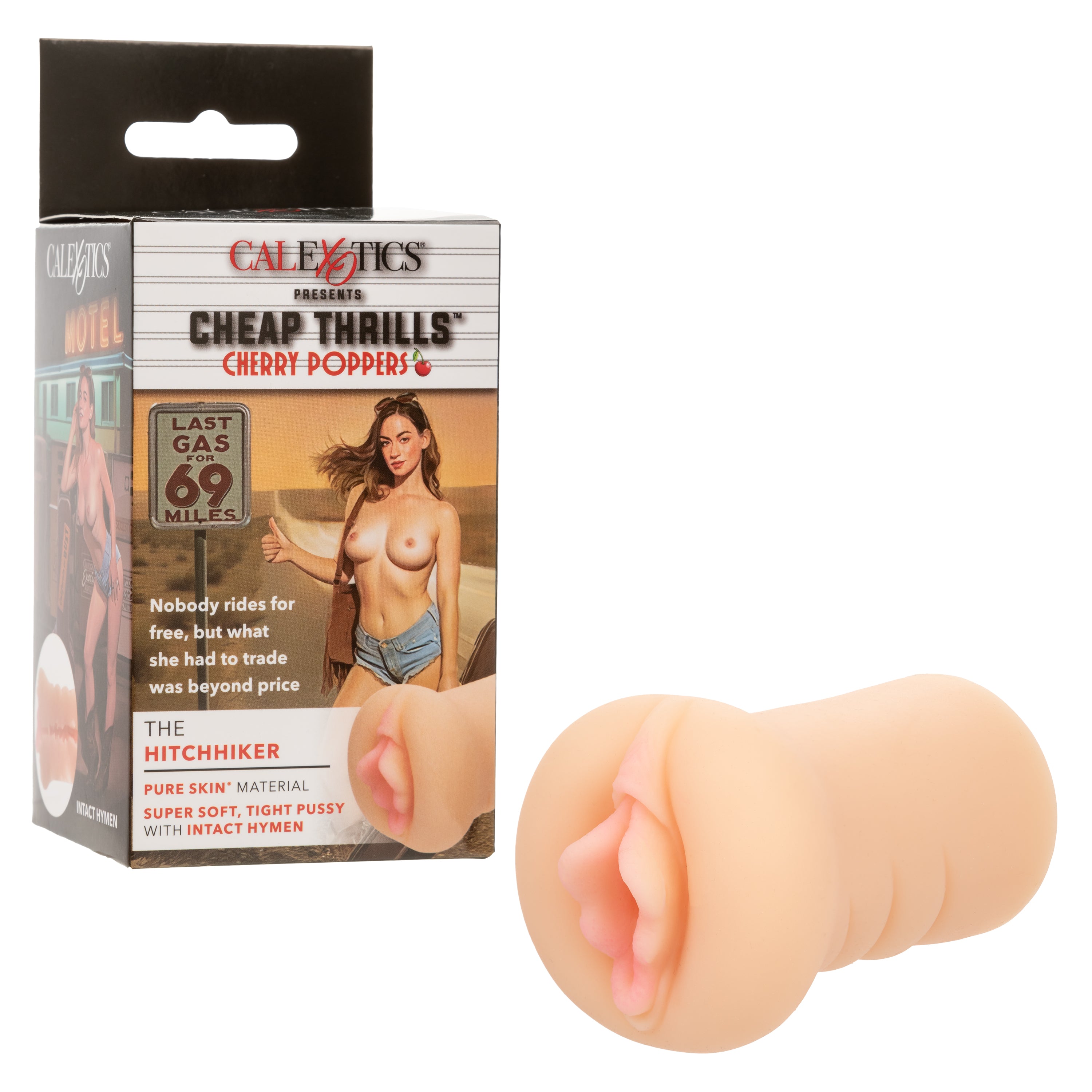 Cheap Thrills Cherry Poppers The Hitchhiker Male Masturbator Light Beige Strokers - Manual