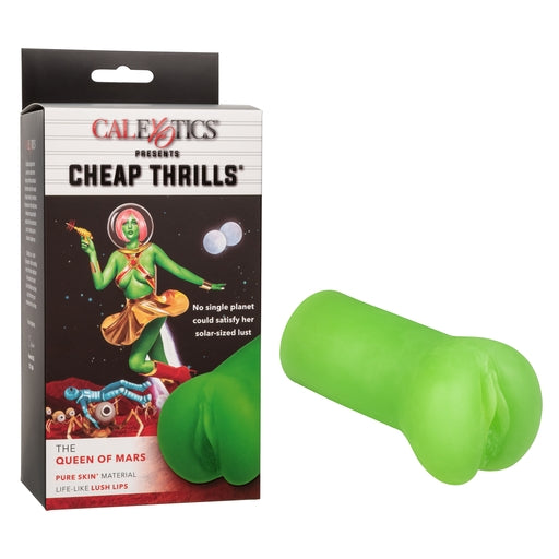 Cheap Thrills - The Queen of Mars Green Pure Skin Material 5.5 Inch Compact Stroker Default Title Strokers - Fantasy