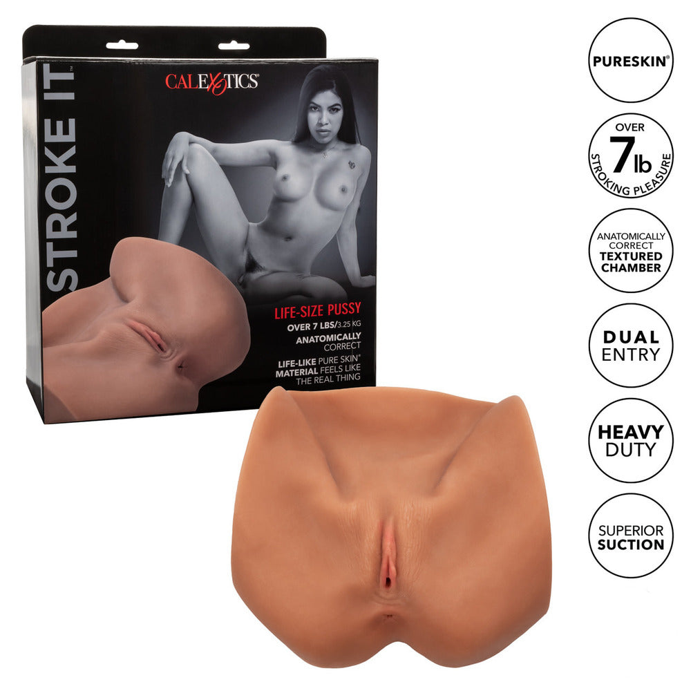 Stroke It Life Size Pussy – Realistic Life-Size Male Masturbator Toy > Sex Toys For Men > Assbators