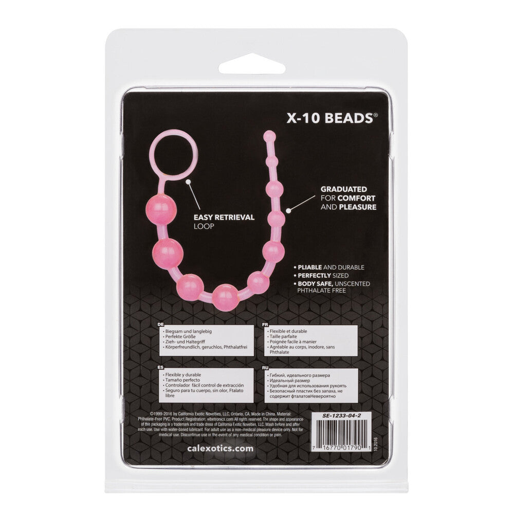 X10 Anal Beads Silicone Graduated 13 Inch > Anal Range > Anal Beads
