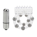 Maximus Waterproof Enhancement Ring with 10 Stroker Beads – Flexible TPR Cock Ring > Cock Ring > Vibrating