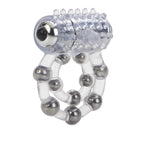 Maximus Waterproof Enhancement Ring with 10 Stroker Beads – Flexible TPR Cock Ring > Cock Ring > Vibrating