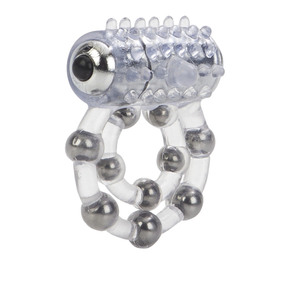 Maximus Waterproof Enhancement Ring with 10 Stroker Beads – Flexible TPR Cock Ring > Cock Ring > Vibrating