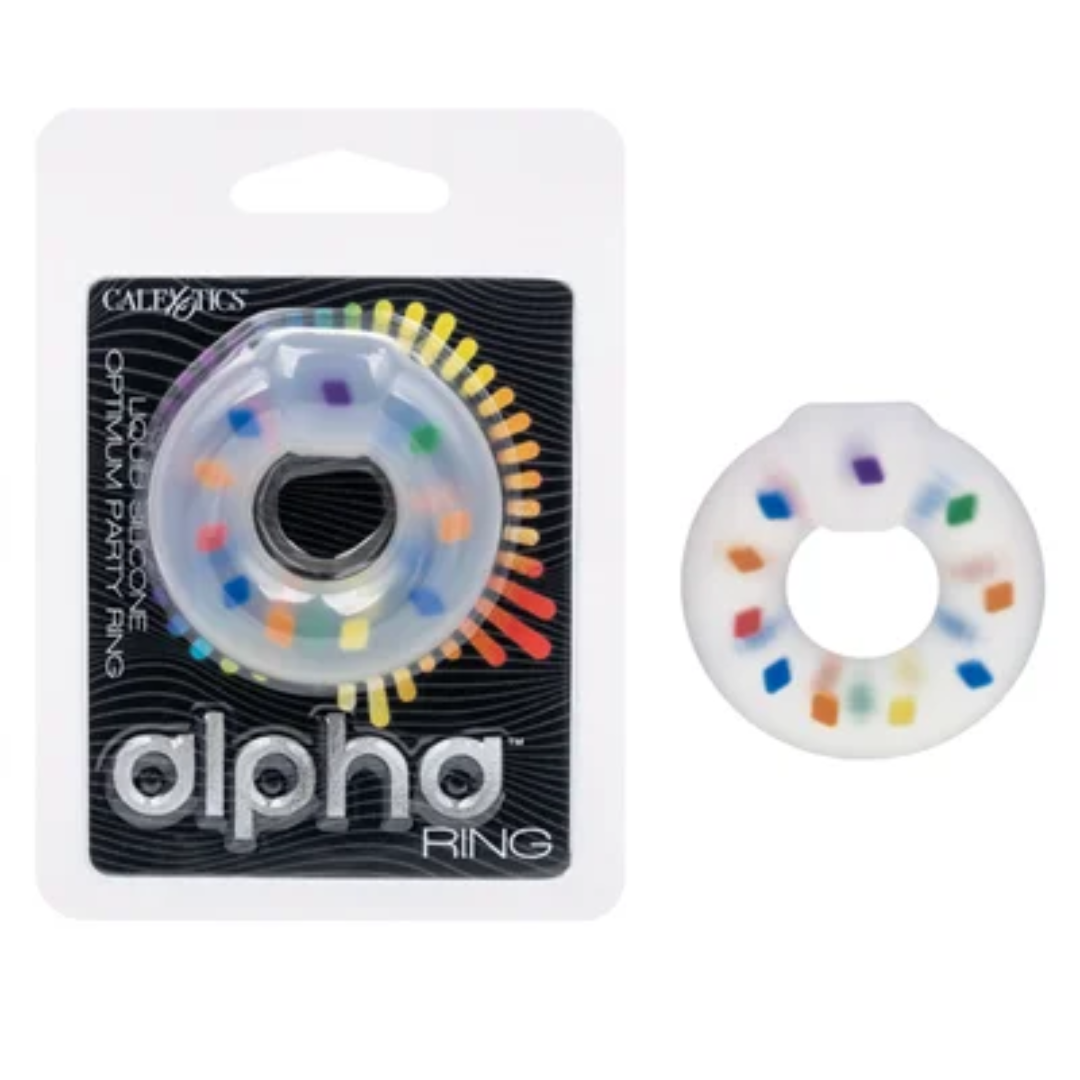 Alpha Liquid Silicone Optimum Party Ring – Liquid Silicone Cock Ring > Cock Ring > Single Main image