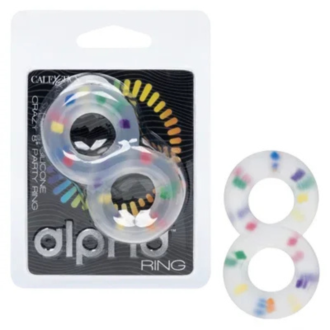 Alpha Liquid Silicone Crazy 8 Party Ring – Silicone Cock Ring > Cock Ring > Single