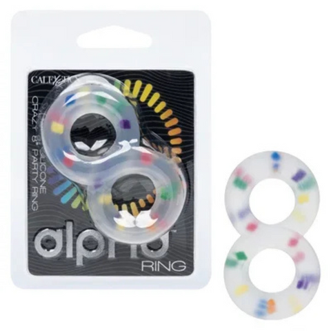 Alpha Liquid Silicone Crazy 8 Party Ring – Silicone Cock Ring > Cock Ring > Single