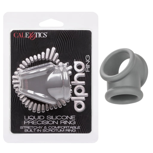 Alpha Liquid Silicone Precision Ring (Gray) – Stretchy Cock Ring COCK RINGS Sling