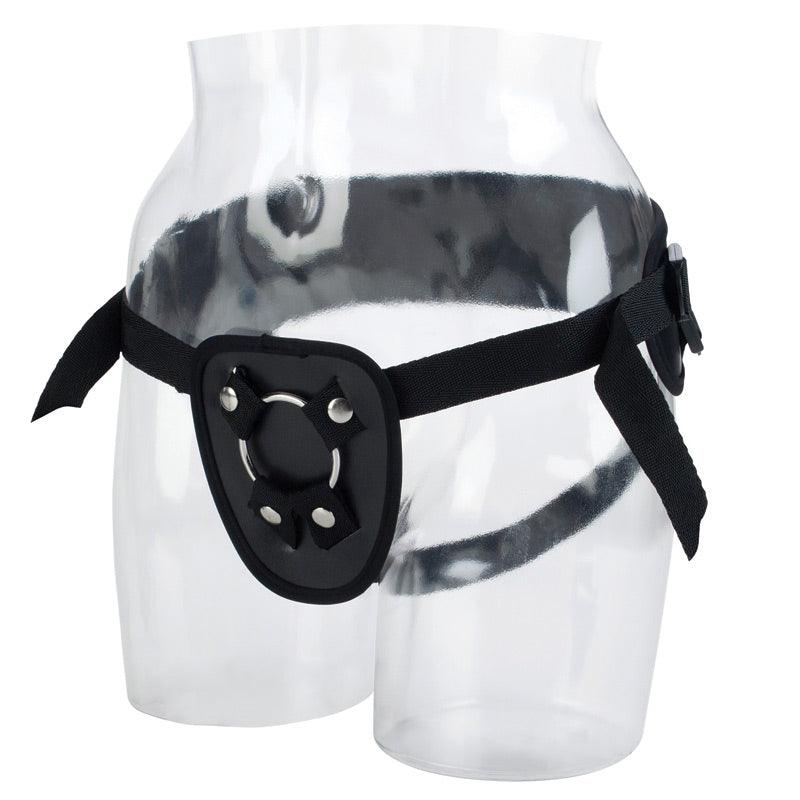 Universal Love Rider Adjustable Strap On Harness Black