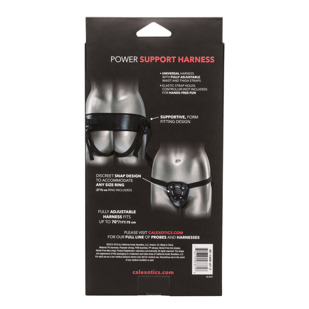 Universal Love Rider Adjustable Strap On Harness Black > Dildos > Strap On Harnesses