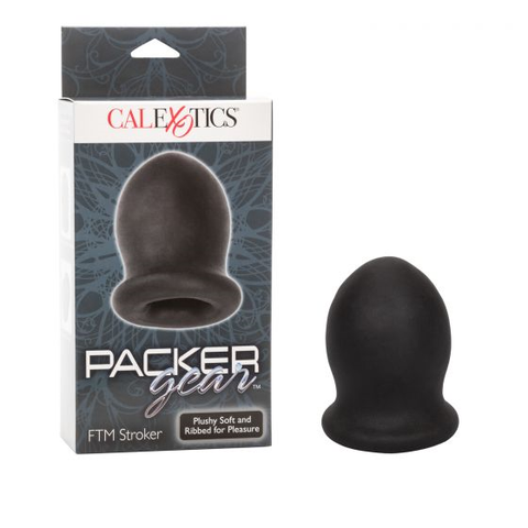 Packer Gear Ftm Stroker Soft Stretchy Textured Male Masturbator Black GENDER EXPRESSION