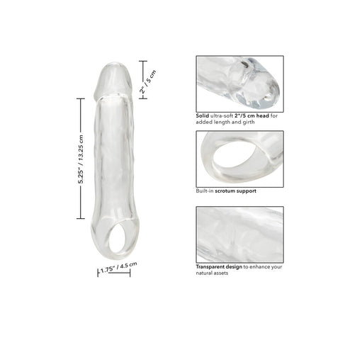 CalExotics Performance Maxx Clear Extension 7.5 Inches SLEEVES