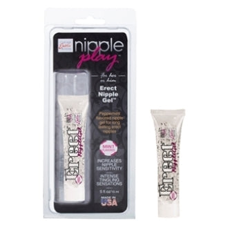 Nipple Play Sta Erect Nipple Gel 0.5 Fl Oz Peppermint Flavor Default Title Lubricants, Creams & Glides